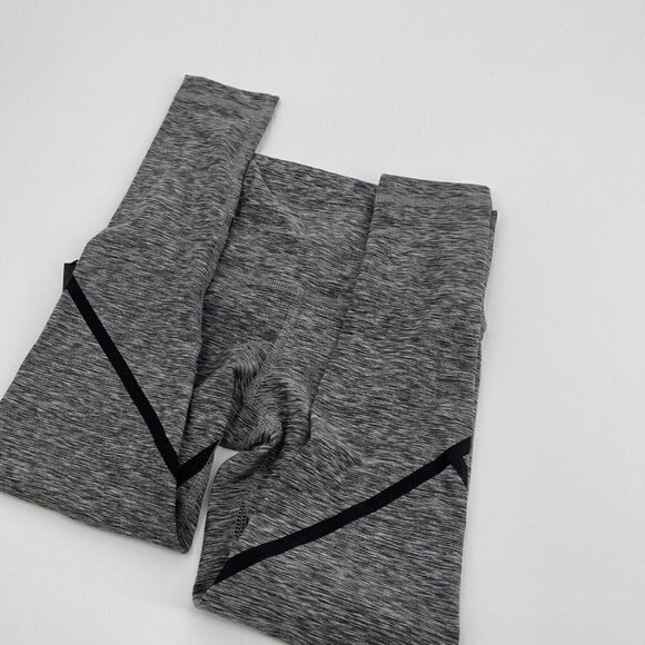Style Reform Capri Leggings XXS Womens Gray Black Striped Spandex Stretch Active - Picture 11 of 11